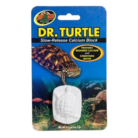 Zoo Med-Aquatrol ZM80012 Dr. Turtle Slow-Release Calcium Block 18 Grams For Up To 15 Gallons